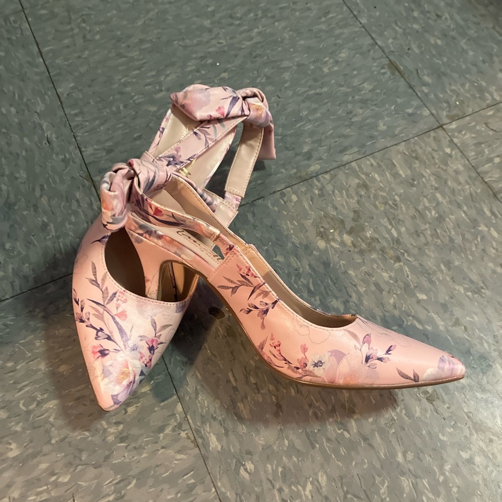 Nanette Lepore Floral Pumps